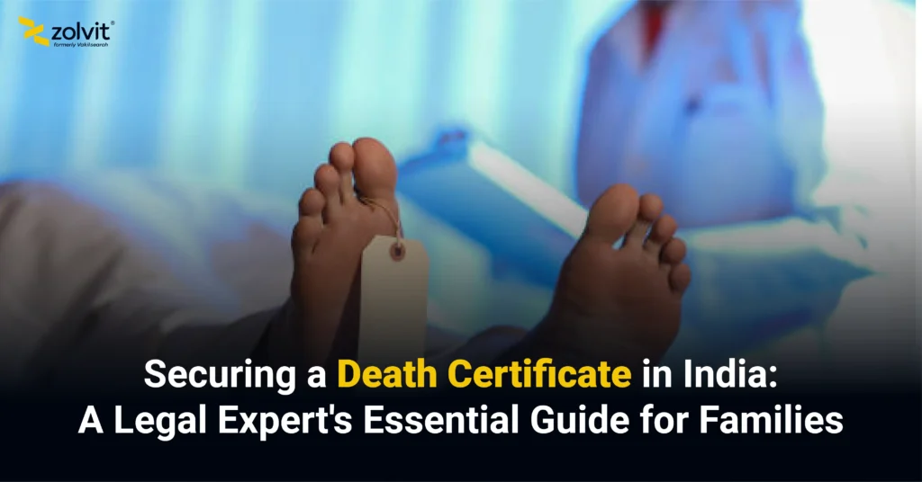 How to Obtain a Death Certificate in India - Zolvit