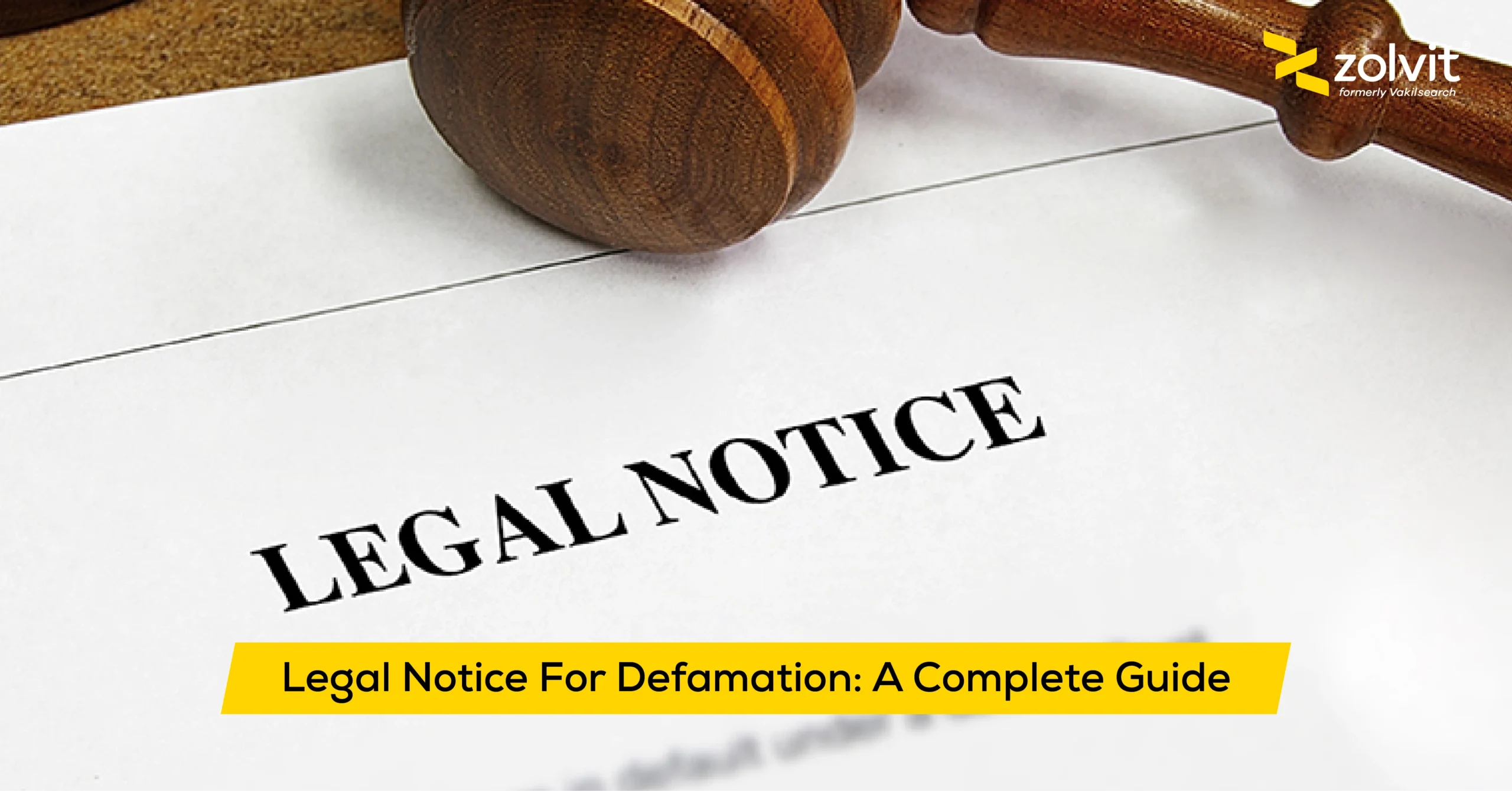 Legal Notice For Defamation