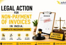 legal action for non payment of invoices in india