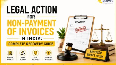 legal action for non payment of invoices in india