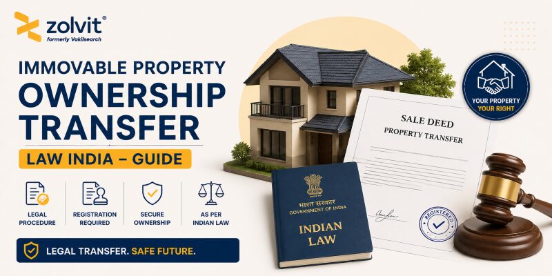 immovable property ownership transfer law india