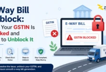 E-Way Bill Unblock